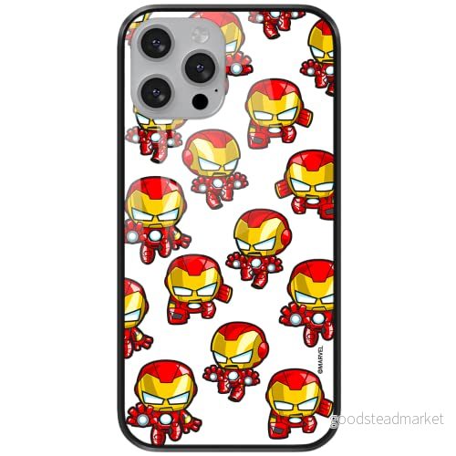 ERT GROUP mobiltelefonfodral för Apple Iphone 7 PLUS/ 8 PLUS originalt och officiellt licensierat Marvel mönster Iron Man 031 tillverkad av härdat glas, anpassat till mobilens form, skyddsfodral 5904805157417
