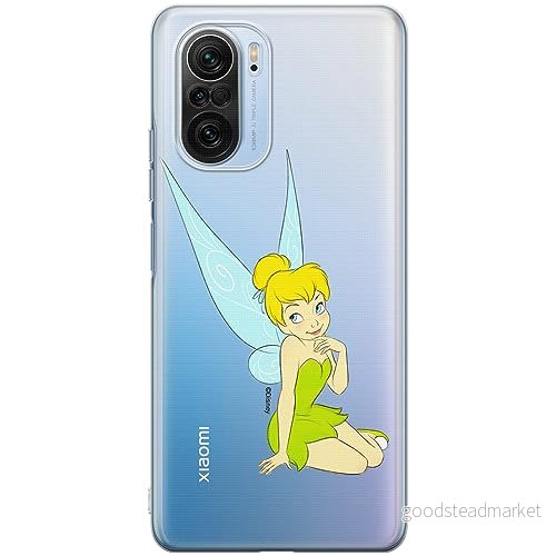 ERT GROUP mobiltelefonfodral för Xiaomi MI 11i/ REDMI K40/K40 PRO/POCO F3/ F3 PRO originalt och officiellt licensierat Disney mönster Tinker Bell 005, gedeeltelijk transparant 5905511886929