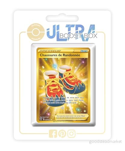 Chaussures de Randonnée (Trekking Shoes) 215/189 Shiny Gold Trainer Ultraboost X Epée et Bouclier 10 Astres Radieux Box med franska Pokémon kort 3701604925016