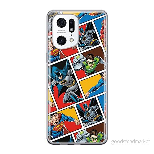 ERT GROUP mobiltelefonfodral för Oppo FIND X5 PRO originalt och officiellt licensierat DC mönster Justice League 001 optimalt anpassad till formen på mobiltelefonen, fodral tillverkad av TPU plast 5905511406257