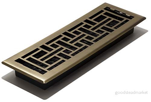 Dekor gallerregister, antik mässingsfinish, 4 x 14 771308011790