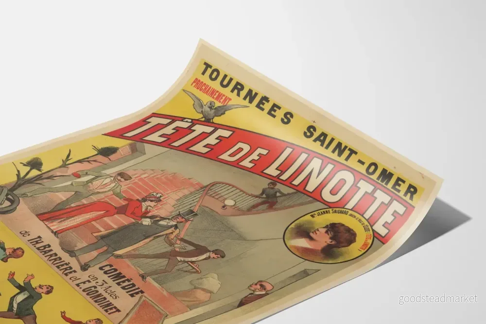 Vintageposter Tournées Saint-Omer - Tête de Linotte - Bild 3
