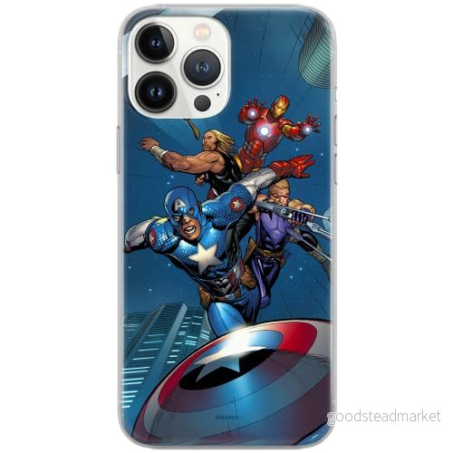 ERT GROUP mobiltelefonfodral för Samsung A51 originalt och officiellt licensierat Marvel mönster Avengers 008 Vit optimalt anpassad till formen på mobiltelefonen, fodral tillverkad av TPU plast 5903537489599