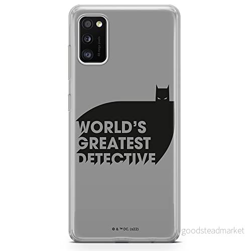 ERT GROUP mobiltelefonfodral för Samsung A41 originalt och officiellt licensierat DC mönster Batman 051 optimalt anpassad till formen på mobiltelefonen, fodral tillverkad av TPU plast 5905131540768