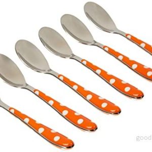 BUGATTI Pois (prickar) PSOU 014F08 6 moccalskedar, st. SAN akrylnitril harts, stål, 16 x 20 3 cm, orange 8020178899154 BUGATTI Pois (prickar) PSOU 014F08 6 moccalskedar, st. SAN akrylnitril harts, stål, 16 x 20 3 cm, orange 8020178899154