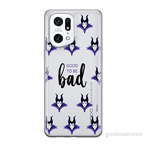 ERT GROUP mobiltelefonfodral för Oppo FIND X5 PRO originalt och officiellt licensierat Disney mönster Maleficent 002 optimalt anpassad till formen på mobiltelefonen, gedeeltelijk transparant 5905511412951