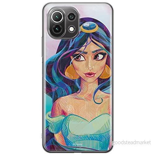 ERT GROUP mobiltelefonfodral för Xiaomi 11 LITE 4G/5G originalt och officiellt licensierat Disney mönster Jasmine 002, fodral tillverkad av TPU plast 5903932727227