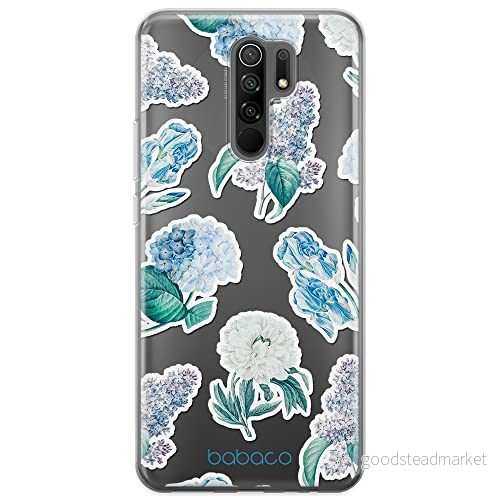ERT GROUP mobiltelefonfodral för Xiaomi REDMI 9 originalt och officiellt licensierat Babaco mönster Flowers 029 optimalt anpassad till formen på mobiltelefonen, gedeeltelijk transparant 5905131274021