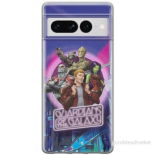 ERT GROUP mobiltelefonfodral för Google PIXEL 7 PRO originalt och officiellt licensierat Marvel mönster Guardians of the Galaxy 009, fodral tillverkad av TPU plast 5905795182113