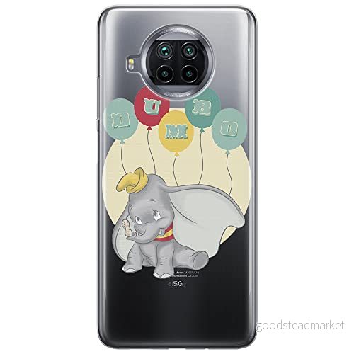 ERT GROUP mobiltelefonfodral för Xiaomi REDMI NOTE 9T originalt och officiellt licensierat Disney mönster Dumbo 003 optimalt anpassad till formen på mobiltelefonen, gedeeltelijk transparant 5904805646027