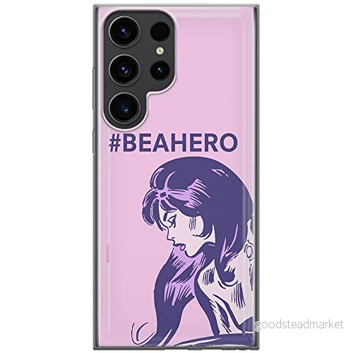 ERT GROUP mobiltelefonfodral för Samsung S23 ULTRA originalt och officiellt licensierat Marvel mönster Black Widow 004 optimalt anpassad till formen på mobiltelefonen, fodral tillverkad av TPU plast 5905511463267