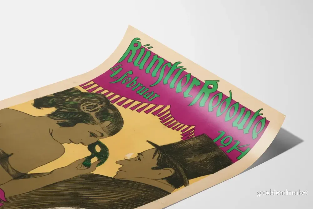 Poster Kunstler Redoute 1914 för vintage väggdekoration - Bild 3