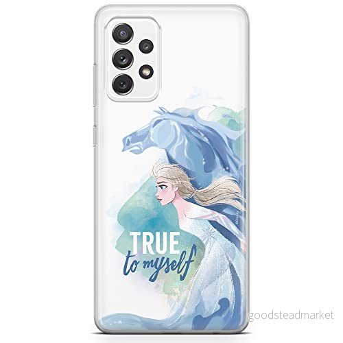 ERT GROUP mobiltelefonfodral för Samsung A73 5G originalt och officiellt licensierat Disney mönster Elsa 012 optimalt anpassad till formen på mobiltelefonen, fodral tillverkad av TPU plast 5904805520570