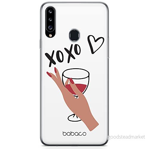 ERT GROUP mobiltelefonfodral för Samsung A20S originalt och officiellt licensierat Babaco mönster XOXO 001 optimalt anpassad till formen på mobiltelefonen, gedeeltelijk transparant 5904805046551