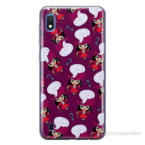 ERT GROUP mobiltelefonfodral för Samsung A10 originalt och officiellt licensierat Disney mönster James Hook 002 optimalt anpassad till formen på mobiltelefonen, fodral tillverkad av TPU plast 5905131447067