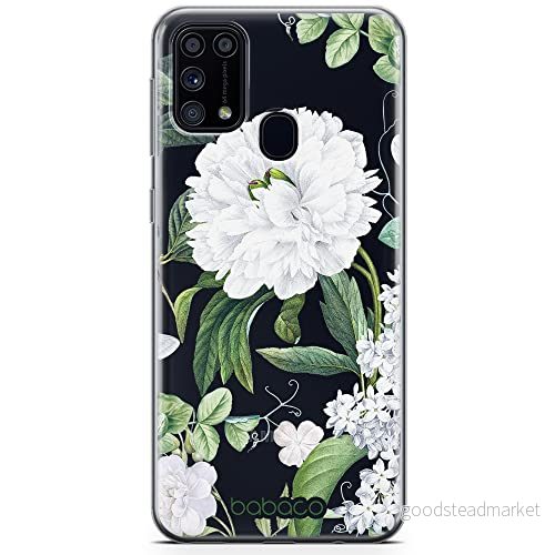 ERT GROUP mobiltelefonfodral för Samsung M31 originalt och officiellt licensierat Babaco mönster Flowers 031 optimalt anpassad till formen på mobiltelefonen, gedeeltelijk transparant 5905131282651