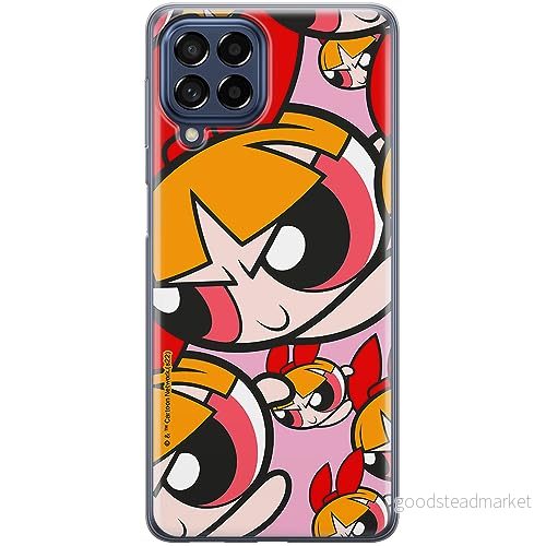 ERT GROUP mobiltelefonfodral för Samsung M53 5G originalt och officiellt licensierat The Powerpuff Girls mönster 010, fodral tillverkad av TPU plast 5905511960681