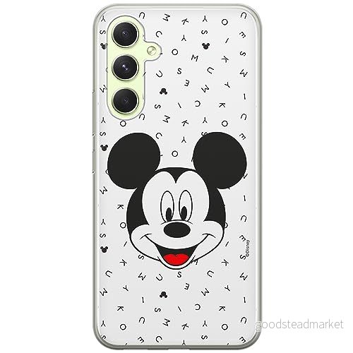 ERT GROUP mobiltelefonfodral för Samsung A54 5G originalt och officiellt licensierat Disney mönster Mickey 020 optimalt anpassad till formen på mobiltelefonen, fodral tillverkad av TPU plast 5905511794279