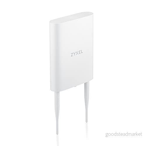 ZYXEL True WiFi 6 AX1800 Outdoor AP (802.11ax Dual Band), WLAN för små företag med smart nät, skydd enligt IP55, PoE injektor ingår, Nebulosapp/moln eller fristående [NWA55AXE 4718937621996 ZYXEL True WiFi 6 AX1800 Outdoor AP (802.11ax Dual Band), WLAN för små företag med smart nät, skydd enligt IP55, PoE injektor ingår, Nebulosapp/moln eller fristående [NWA55AXE 4718937621996