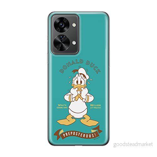 ERT GROUP mobiltelefonfodral för Oneplus NORD 2T 5G originalt och officiellt licensierat Disney mönster Donald 004 optimalt anpassad till formen på mobiltelefonen, fodral tillverkad av TPU plast 5905511280123