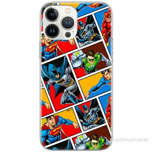 ERT GROUP mobiltelefonfodral för Huawei P30 originalt och officiellt licensierat DC mönster Justice League 001 Vit optimalt anpassad till formen på mobiltelefonen, fodral tillverkad av TPU plast 5903040870631