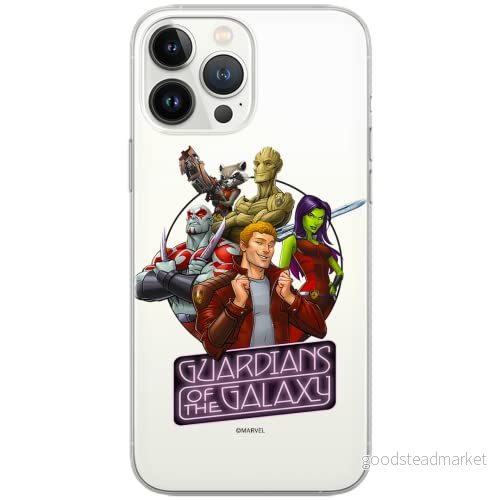 ERT GROUP mobiltelefonfodral för Samsung F62 / M62 originalt och officiellt licensierat Marvel mönster Guardians of the Galaxy 009 anpassad till formen på mobiltelefonen, gedeeltelijk transparant 5904805526794