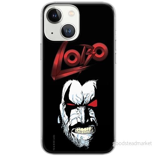 ERT GROUP mobiltelefonfodral för Iphone 13 MINI originalt och officiellt licensierat DC mönster Lobo 005 Vit optimalt anpassad till formen på mobiltelefonen, fodral tillverkad av TPU plast 5903932880793
