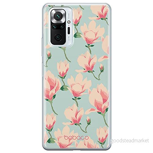 ERT GROUP mobiltelefonfodral för Xiaomi REDMI NOTE 10 PRO originalt och officiellt licensierat Babaco mönster Flowers 016 anpassad till formen på mobiltelefonen, fodral tillverkad av TPU plast 5903932820782