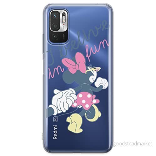 ERT GROUP mobiel telefoonhoesje voor Xiaomi REDMI NOTE 10 5G / POCO M3 PRO origineel en officieel erkend Disney patroon Minnie 005 aangepast aan de vorm van mobiele telefoon, gedeeltelijk bedrukt 5904805614910