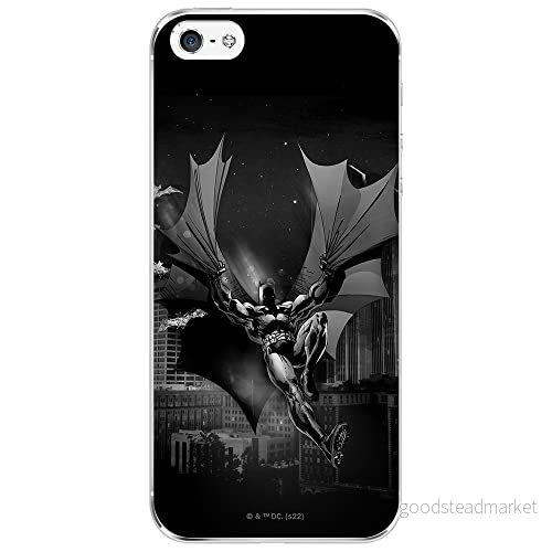 ERT GROUP mobiltelefonfodral för Iphone 5/5S/SE originalt och officiellt licensierat DC mönster Batman 073 optimalt anpassad till formen på mobiltelefonen, fodral tillverkad av TPU plast 5905131508348