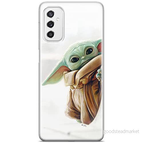 ERT GROUP mobiltelefonfodral för Samsung M52 5G originalt och officiellt licensierat Star Wars mönster Baby Yoda 016 optimalt anpassad till formen på mobiltelefonen, fodral tillverkad av TPU plast 5904805493690