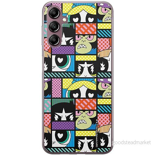ERT GROUP mobiltelefonfodral för Samsung A14 4G/5G originalt och officiellt licensierat The Powerpuff Girls mönster 027 optimalt anpassad till formen på mobiltelefonen, fodral tillverkad av TPU plast 5905511972332
