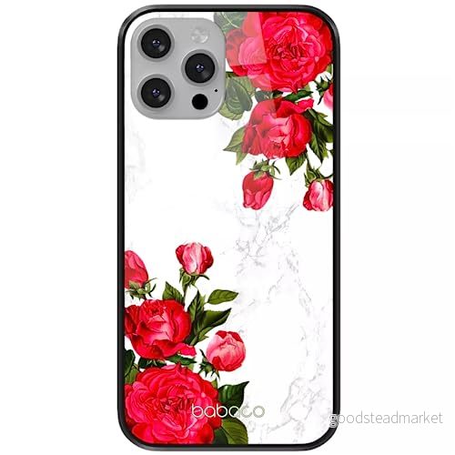 ERT GROUP mobiltelefonfodral för Apple Iphone 13 PRO originalt och officiellt licensierat Babaco mönster Flowers 007 tillverkad av härdat glas, skyddsfodral 5904805881138