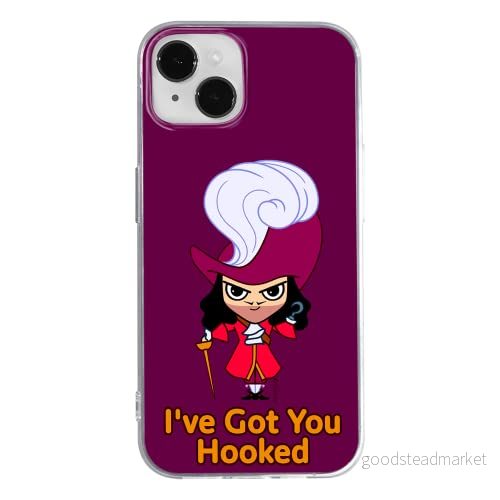 ERT GROUP mobiltelefonfodral för Iphone 13 originalt och officiellt licensierat Disney mönster James Hook 001 optimalt anpassad till formen på mobiltelefonen, fodral tillverkad av TPU plast 5905131450913