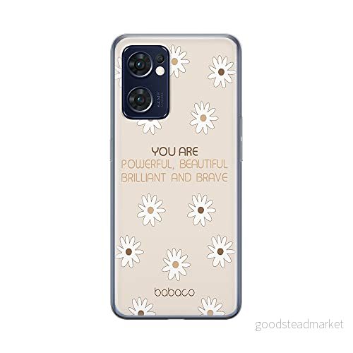 ERT GROUP mobiltelefonfodral för Oppo RENO 7 5G originalt och officiellt licensierat Babaco mönster Positive vibes 003 optimalt anpassad till formen på mobiltelefonen, fodral tillverkad av TPU plast 5905511313524