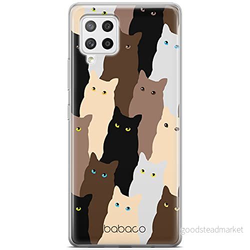 ERT GROUP mobiltelefonfodral för Samsung A42 5G originalt och officiellt licensierat Babaco mönster Cats 001 optimalt anpassad till formen på mobiltelefonen, fodral tillverkad av TPU plast 5905131056917
