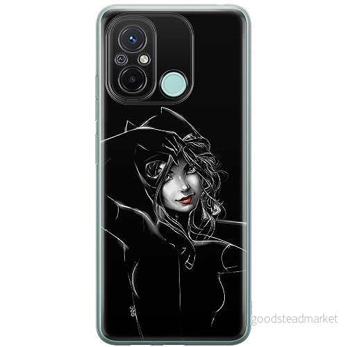 ERT GROUP mobiltelefonfodral för Xiaomi REDMI 12C/ 11A originalt och officiellt licensierat DC mönster Catwoman 002 anpassad till formen på mobiltelefonen, fodral tillverkad av TPU plast 5905511854720