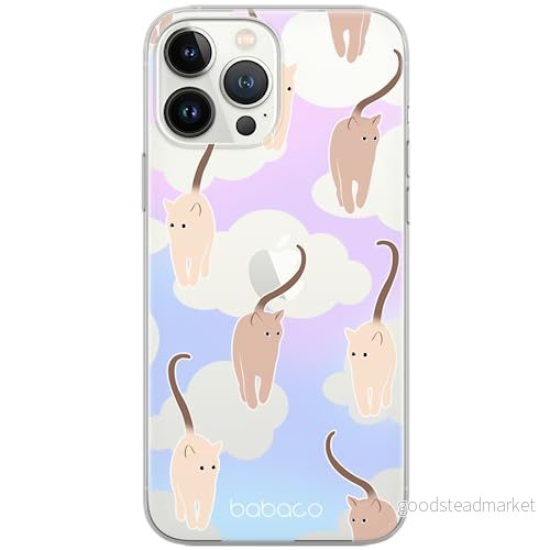 ERT GROUP mobiltelefonfodral för Iphone 13 PRO originalt och officiellt licensierat Babaco mönster Cats 015 optimalt anpassad till formen på mobiltelefonen, gedeeltelijk transparant 5905131117700