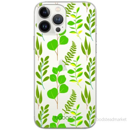 ERT GROUP mobiltelefonfodral för Huawei P30 originalt och officiellt licensierat Babaco mönster Plants 009 Vit optimalt anpassad till formen på mobiltelefonen, gedeeltelijk transparant 5903932572124