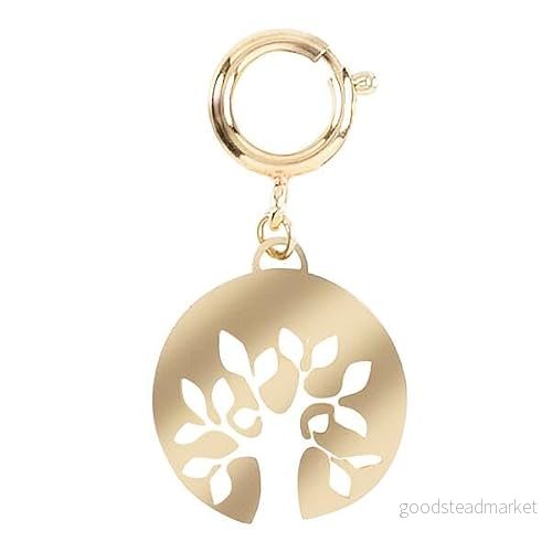 Draeger Paris livets träd charm, 2x1,5cm, Syntetiskt, Ingen ädelsten 3045677650308