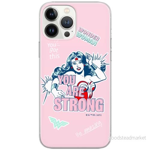 ERT GROUP mobiltelefonfodral för Apple Iphone 6/6S originalt och officiellt licensierat DC mönster Wonder Woman 025 Vit optimalt anpassad till formen på mobiltelefonen, fodral tillverkad av TPU plast 5903932930719