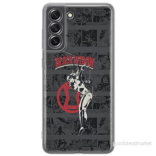 ERT GROUP mobiltelefonfodral för Samsung S21 FE originalt och officiellt licensierat Marvel mönster Black Widow 006 optimalt anpassad till formen på mobiltelefonen, fodral tillverkad av TPU plast 5903932986419