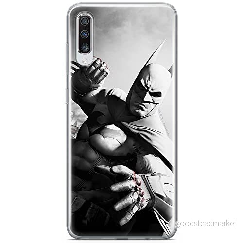ERT GROUP mobiltelefonfodral för Samsung A70 originalt och officiellt licensierat DC mönster Batman 019 optimalt anpassad till formen på mobiltelefonen, fodral tillverkad av TPU plast 5902980472523