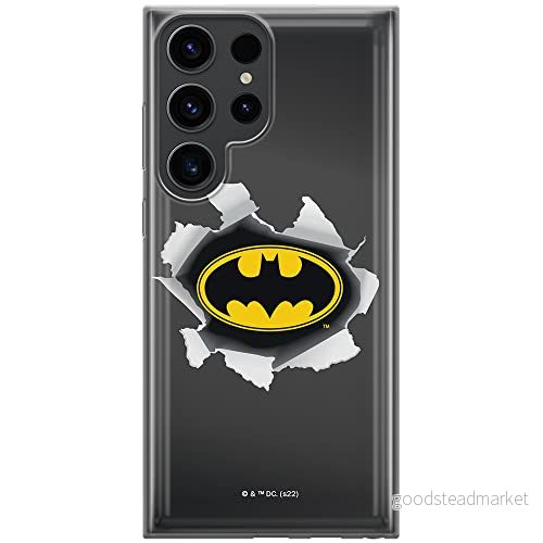 ERT GROUP mobiltelefonfodral för Samsung S23 ULTRA originalt och officiellt licensierat DC mönster Batman 059 optimalt anpassad till formen på mobiltelefonen, fodral tillverkad av TPU plast 5905511473167
