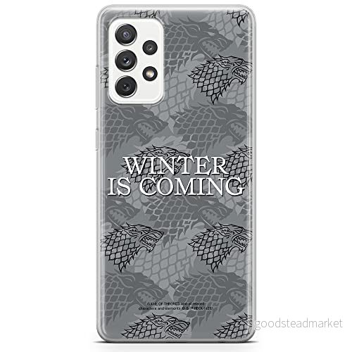 ERT GROUP mobiltelefonfodral för Samsung A73 5G originalt och officiellt licensierat Game od Thrones mönster of 019 anpassad till formen på mobiltelefonen, fodral tillverkad av TPU plast 5904805517938