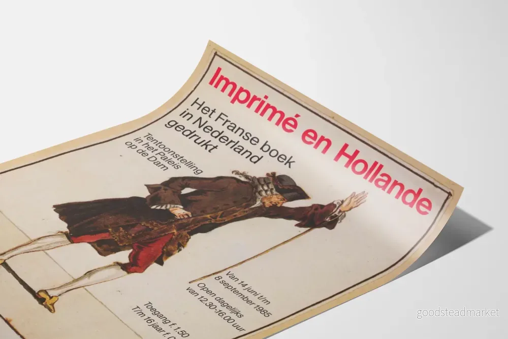 Vintageposter Tryckt i Holland – Voltaire 1985 - Bild 3