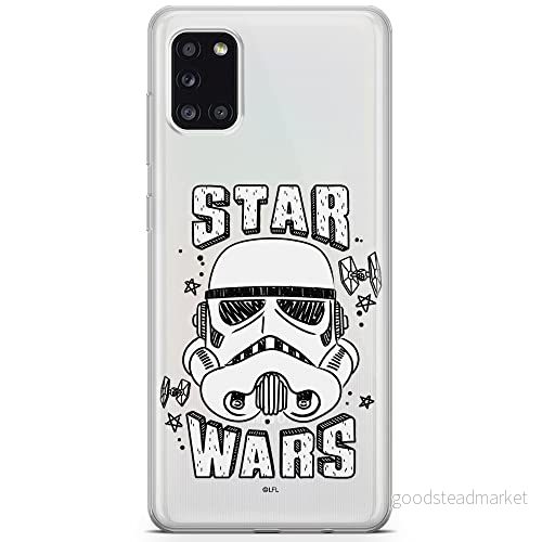ERT GROUP mobiltelefonfodral för Samsung A31 originalt och officiellt licensierat Star Wars mönster Stormtrooper 013 optimalt anpassad till formen på mobiltelefonen, gedeeltelijk transparant 5903040218280