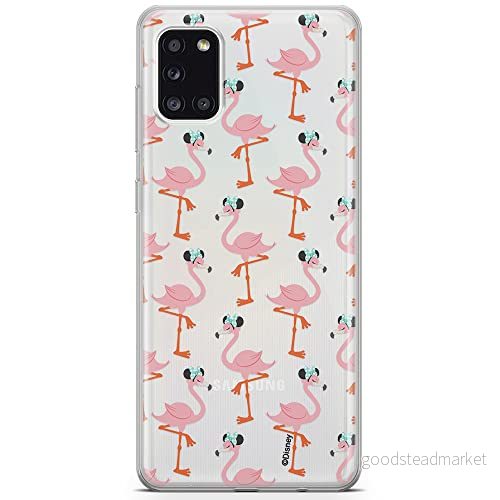 ERT GROUP mobiltelefonfodral för Samsung A31 originalt och officiellt licensierat Disney mönster Minnie 032 optimalt anpassad till formen på mobiltelefonen, gedeeltelijk transparant 5903040213568