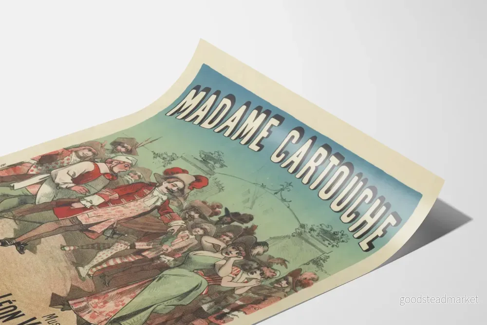 Operakompagnins affisch Madame Cartouche av Léon Vasseur - Bild 3