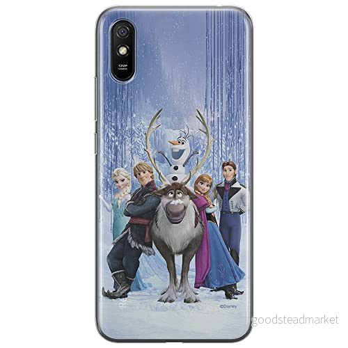 ERT GROUP mobiltelefonfodral för Xiaomi REDMI 9A originalt och officiellt licensierat Disney mönster Frozen 001 optimalt anpassad till formen på mobiltelefonen, fodral tillverkad av TPU plast 5903932039580